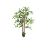 Bambou artificiel 730 feuilles 120 cm vert Vert G