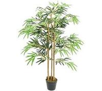vidaXL Bambou artificiel 730 feuilles 120 cm vert