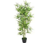 Bambou artificiel avec pot 120 cm vert
