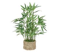 Bambou artificiel Ly pot naturel H46cm - Atmosphera createur d'interieur