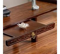 Bambou Autel Bouddhiste Table, Étagère de Méditation avec Plateau d’Offrande, Table de Prières et Encens, Mobilier Sacré pour Maison(31.4x9.8x7.2in/80x25x18.5cm)