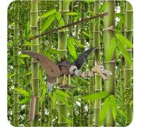 Bambou Carillon Noix de coco Mobile fait main Jardin Déco Dragon