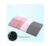 (Bambou Charbon Rose, 60*24*4 cm/23,6*9,4*1,6 pouces) Coussin de lit en mousse à mémoire de forme pour