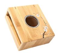 Bambou et Fer Chauffe-théière Multifonction pour Thé et Aliments | Base Chauffante, Maintien au Chaud Solide, Usage Hôtelier, Compatible Théière et Plats Servis