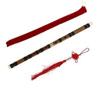 Bambou Instrument Traditionnel, Flûte Chinoise G pour Débutants | Bois Bambou, Style Chinois, Ouverture Ronde Polie, Sonorité Soignée, avec Nœud Chinois, pour Passionnés