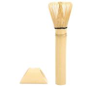 Bambou naturel matcha fouet ensemble chasen matcha thé vert fouet manche long outil poudre pinceau outil matcha thé faisant l'outil(1#)