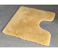 Bambou Sésame Jaune Tapis pour les Toilettes avec Découpage 55x55 CM 30 MM Sans
