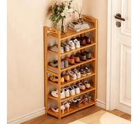 Bambou4/5/6TierShoeRackModernStackableShoeOrganizerFreeStandingMulti-UsageStorage ShelfEasyAssembly60cmPerfect for Home & ClosetOrganization