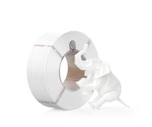 Bambu Lab Filament PLA mat pour imprimante 3D, 1,75 mm PLA, 1 kg, haute ténacité, respectueux de l'environnement, sans bobine, blanc basique