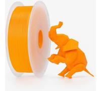 Bambu Lab Filament pour imprimante 3D, PLA Basic 1,75 mm, diamètre précis +/- 0,03 mm, impression rapide RFID PLA, matériel d'impression 3D, filament avec bobine, 1000 grammes, orange citrouille