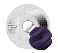 Bambu Lab Filament pour imprimante 3D PLA Basic 1,75 mm Diamètre précis +/- 0,03 mm Impression rapide RFID PLA, Matériel d'impression 3D, Filament avec bobines, Violet Indigo 1000 grammes