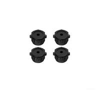 Bambu Lab Lot de 4 coussinets de pied amortisseurs de vibrations avec roulement à billes en métal pour la stabilité de l'imprimante 3D Bambu Lab P2S P1S P1P X1C X1E