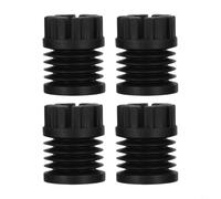 Bambu Lab X1 P1S P1P Lot de 4 pieds anti-vibrations pour imprimante 3D - Coussinets en caoutchouc de silicone pour réduire le bruit et améliorer la qualité d'impression - Noir 28,9 x 35,6 mm