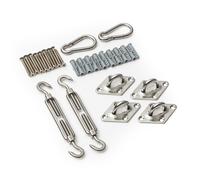 Bambuswald Kit de fixation pour voiles d'ombrage