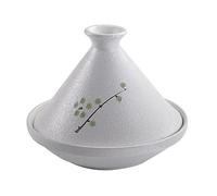 BAMFY Fait Main Céramique Tajine Induction for Cuisson Traditionnel Marocaine Plat Tajine Antiadhésif Casserole De Ragoût Mijoteuse (Color : E)