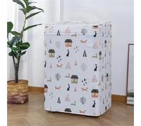 BAMFY Housse De Machine à Laver Universel Décorer Portable Imperméable Housse Supérieure Couvertures Pour Laveuse Et Sécheuse Pour Le Dessus Couvercle De Machine à Laver(56 * 54 * 86,FLIP TOP_D)
