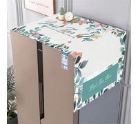 BAMFY Housses Pour Laveuse Et Sécheuse Pour Le Dessus, Housse De Machine à Laver Universel Meubles Protéger Portable Réfrigérateur Couvercle De Machine à Laver(55 * 135cm,A)