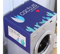 BAMFY Portable Housse De Machine à Laver Décorer, Couvercle De Machine à Laver Et Sécheuses Pour Le Dessus Universel Housse Anti-Poussière Réfrigérateur Tapis De Protection(55 * 135cm,N)