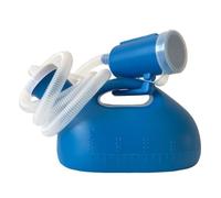 BAMFY Portable Urinoir Homme Utilisation Nocturne Anti-Déversement, 2000ml Pistolet Urinoir for Homme, Urinal Homme avec Facile à Lire Lignes De Mesure Toilettes d'urgence (Color : Bleu)