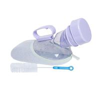 BAMFY Urinoir Homme Utilisation Nocturne Anti-Déversement, 1000 ML Portable Pistolet Urinoir for Homme, Urinal Homme Récipient avec Pinceau (Color : A)