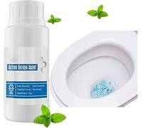Bamideo 110/250g Nettoyant pour Toilettes, Agent de Nettoyage Active Oxygène pour Toilettes, Déboucheur de Canalisations Puissant, Multi-fonction, Poudre Mousse sans Parfum, Bleue, 1pcs