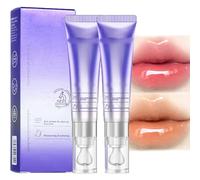 Bamideo Plumping & Anti-Wrinkle Hydrating Lip Serum, Color Changing Lip Essence Oil, Anti-Wrinkle & Reduction Fine Line Lips Serum, Moisturizing & Nourishing Lips Care Essence (01#+02#)