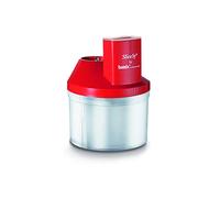 bamix Accessoire SliceSy pour tous les mixeurs plongeants bamix à partir de 180 W, Avec 5 lames, mélangeur à main polyvalent pour couper, moudre et hacher, Rouge