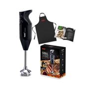 BAMIX Mixeur Plongeant M200 Noir - coffret barbecue