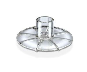 bamix PowderDisc Accessoire de processeur, extension de la fixation du processeur pour petits aliments, passe au lave-vaisselle, transparent