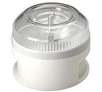 bamix Processeur pour tous les mixeurs plongeants bamix, Embout moulin pour moudre, écraser et hacher des aliments secs et humides, Blanc
