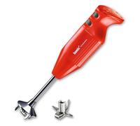 bamix Set avec mixeur plongeant M160 ONE avec couteau étoile en inox, 160 W, 2 vitesses, Fabriqué en Suisse, Rouge