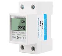 Bamjour 5-80A DDM15SC LCD Affichage Numérique monophasé Din Rail Compteur d'énergie électronique KWh pour une Précise de l'énergie