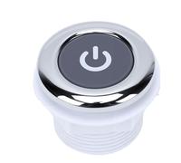 Bamjour Bouton de Commutation d'air Pneumatique en PVC, Bouton de Commutation d'air Polyvalent avec Interface de Tube Montée en Bas pour Baignoires de Spa, Piscines de Sources