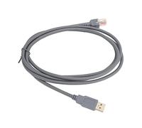Bamjour Câble USB du Scanner à Barres, Bouchon ABS et Lecture du Câble de Scanner à Barres USB pour Symbole LS2208 LS2208AP LS1203 LS4208 DS6707 DS6708