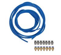 Bamjour Connecteurs Pneumatiques Pc4 Tube PTFE avec Connecteurs PC4-M6 et | Accessoires d\'imprimante 3d pc4 m6 m10, filament ender 3,75mm Compatible avec PLA, ABS, Filament .75mm, prend en charge