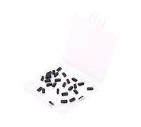 Bamjour Coussinets de Remplacement pour Recourbe-cils en Silicone, Paquet de 28, Recharges Universelles de 10mm avec Boîte de Rangement Transparente pour la Plupart des Bigoudis Standards