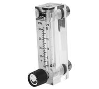 Bamjour Débitmètre de Compteur de Gaz, Type Panneau LZM-6T 2-20LPM/4-40SCFH, en Laiton Femelle BSP1/4"
