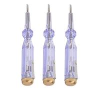 Bamjour Détecteur de Tension, 3 Pièces AC 100-250 V Stylo électrique Détecteur de Tension Test Testeur électrique Stylo Détection de sensibilité Testeur de Circuit Lumineux de Test