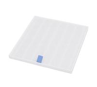 Bamjour Filtre Collecteur de Poussière D'Ongles, 17,6 X 17,4 X 0,9 Cm, Maille D'aspirateur Réutilisable Facile à Nettoyer avec écran Filtrant PP PET, pour Systèmes de Perceuse à O