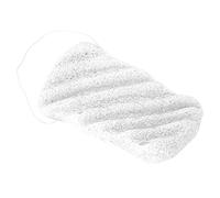 Bamjour Flutter Wash Éponge pour le Visage - Soin du Visage Exfoliant Doux pour les Types de Peau - 100% Fibres Alimentaires Pures, PH équilibré, Paquet Individuel, 6 Couleurs (Blanc long ondulé