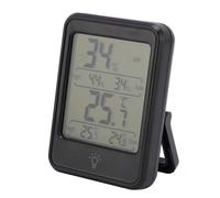 Bamjour Hygromètre, Mesureur d'humidité Intérieure avec Rétroéclairage et Affichage Facile à Lire, Manomètre d'humidité Portable pour la Maison