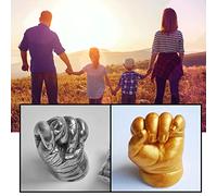 Bamjour Kit de Moulage à la Main, Kit de Moulage à la Main, Moule à Bricolage avec un Ensemble Complet de Matériaux Comprenant des Poudres et des Outils de Moule à Couples de à la Couples avec Base