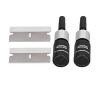 Bamjour Kit de Réparation de Pare-brise, 2 Pièces, Liquide de Réparation de Verre Nano, Ensemble de Correcteurs de Verre, Kit de de Puces de Pare-brise, de Fissures pour