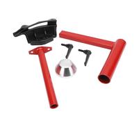 Bamjour Kit de Tête de Canard de Changeur de Pneu Manuel, Kit de Montage de Pneu Manuel Rouge en Acier au Carbone de Changement de pour de Voiture de 16 à 21 Pouces