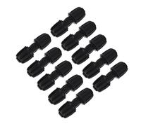Bamjour Lot de 10 Raccords Droits pour Tuyau PE de 16 Mm, Système D'irrigation Goutte à Goutte Facile à Installer (sans Colle), pour L'arrosage de Jardins, Balcons et Espaces Verts.