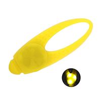 Bamjour Lumières pour Chien pour la Promenade Nocturne, Lampe Suspendue pour Collier de Chien, Lumière de sécurité LED avec Clips en Acier Inoxydable, pour Collier de pour la Marche Nocturne (YELLOW)