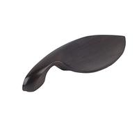 Bamjour Mentonnière pour Violon, Bois d'ébène, Adaptée au Violon de Taille 4/4, Rend les Longues Séances d'entraînement Beaucoup Plus Confortables et Convient à un Grand Pourcentage de Personnes