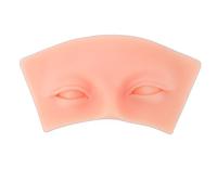 Bamjour Modèle de Pratique des Sourcils 5D, Coussin D'entraînement des Sourcils en Silicone, Texture Réaliste, élastique Doux pour les Débutants, Techniques de Maquillage (Peau claire)