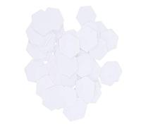 Bamjour Modèle de Travail de Patch Hexagonal 100 Pièces-outil de Couture de Bricolage Artisanal de Courtepointe et de Couture, Taille Standard pour un Travail sans Effort (hexagonale de 22 mm)