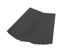 Bamjour Papier de Marquage pour la Gravure, 10 Feuilles de Test de Papier 210x285 Mm Noir Marquage à Double Casse de Gravure Métallique Marquant de Marqueur pour la de du Test de Machine à